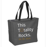 This Totality Rocks Solar Eclipse 2024 Zip Tote Bag
