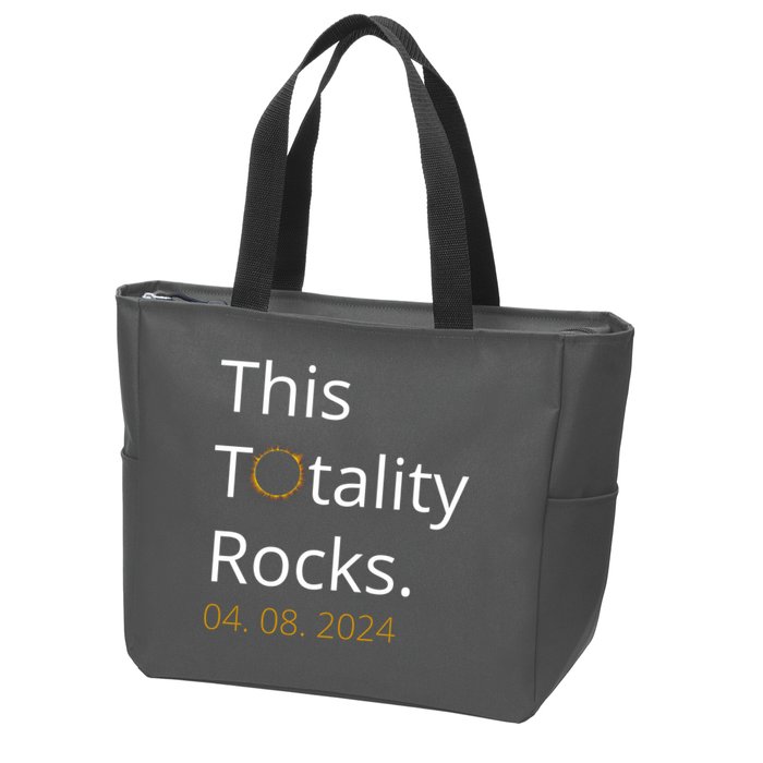 This Totality Rocks Solar Eclipse 2024 Zip Tote Bag