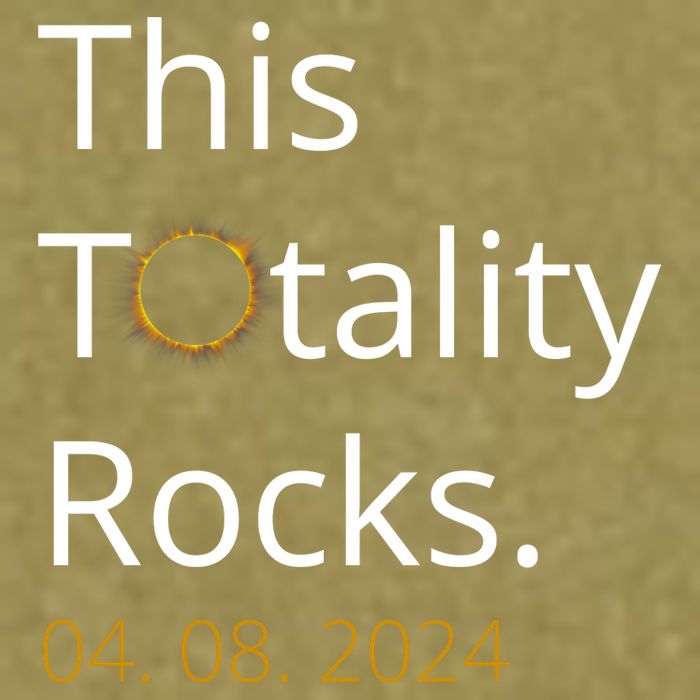 This Totality Rocks Solar Eclipse 2024 Garment-Dyed Women's Muscle Tee