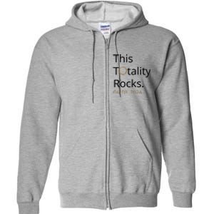 This Totality Rocks Solar Eclipse 2024 Full Zip Hoodie