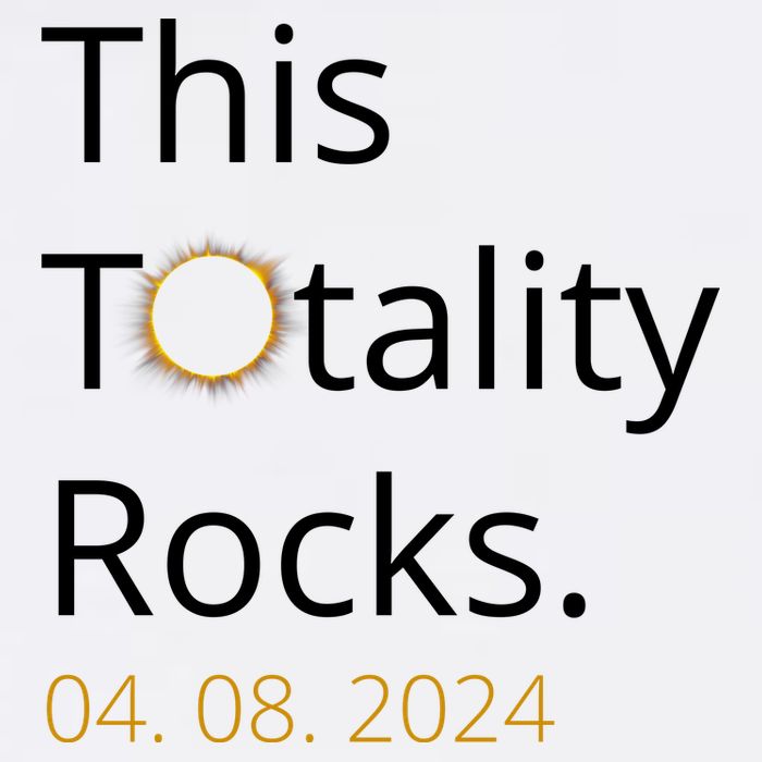 This Totality Rocks Solar Eclipse 2024 Garment-Dyed Sweatshirt