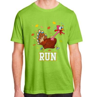 Thanksgiving Turkey Running Outfit Gear Costume Turkey Trot Adult ChromaSoft Performance T-Shirt