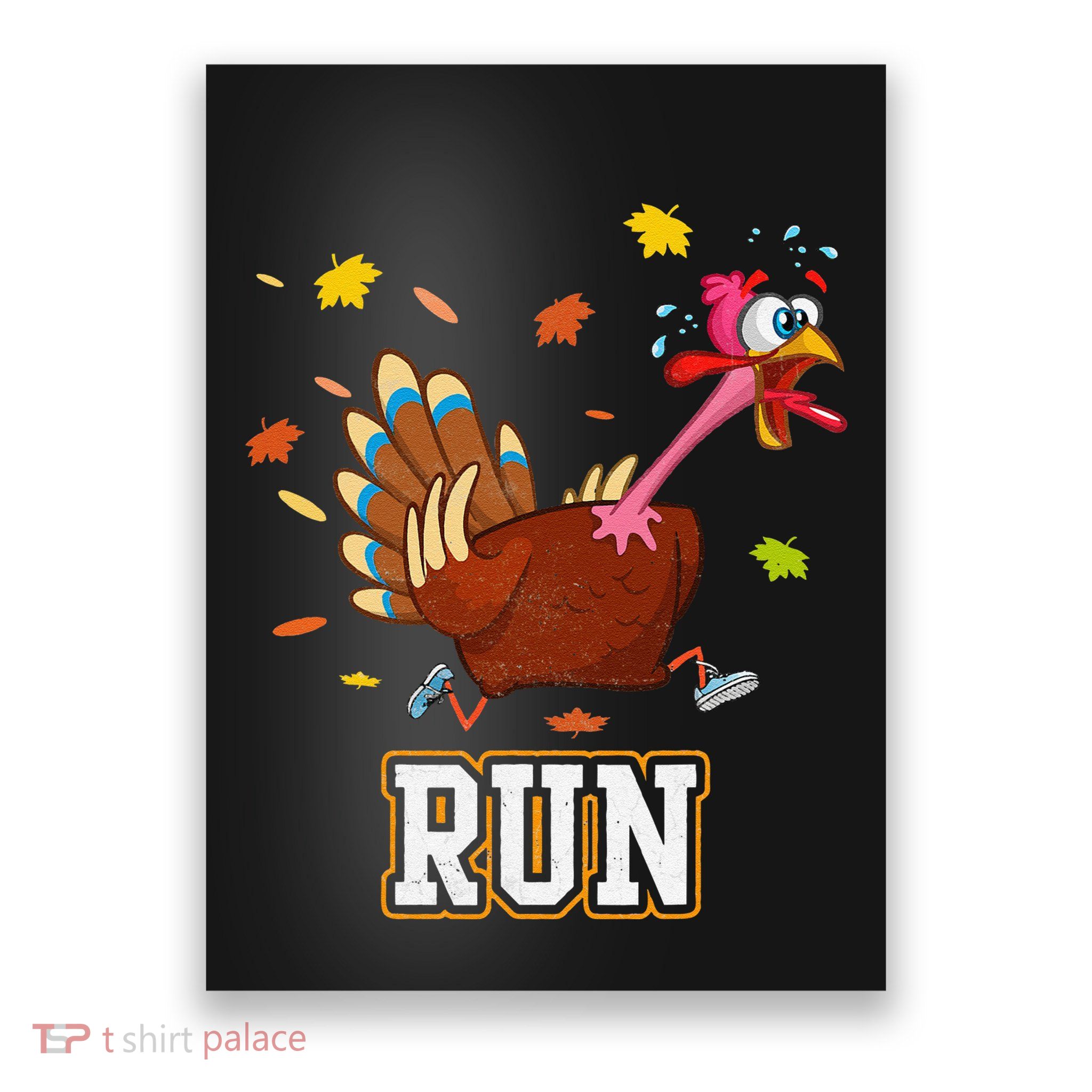 Thanksgiving Turkey Running Outfit Gear Costume Turkey Trot Poster