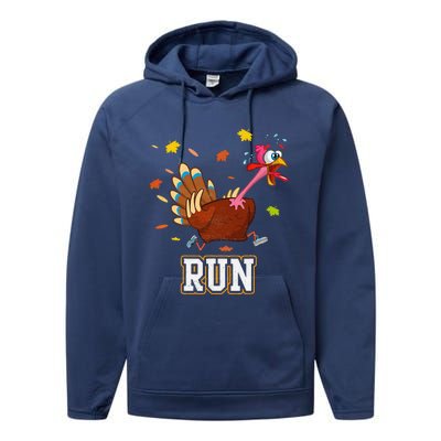 Thanksgiving Turkey Running Outfit Gear Costume Turkey Trot Performance Fleece Hoodie