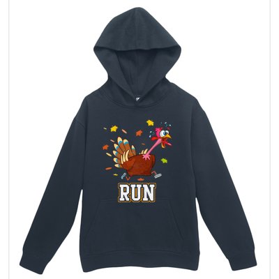 Thanksgiving Turkey Running Outfit Gear Costume Turkey Trot Urban Pullover Hoodie