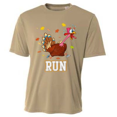 Thanksgiving Turkey Running Outfit Gear Costume Turkey Trot Cooling Performance Crew T-Shirt