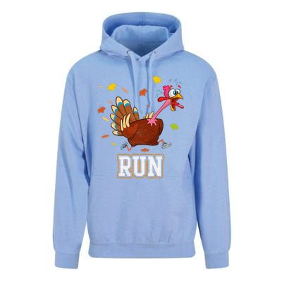 Thanksgiving Turkey Running Outfit Gear Costume Turkey Trot Unisex Surf Hoodie