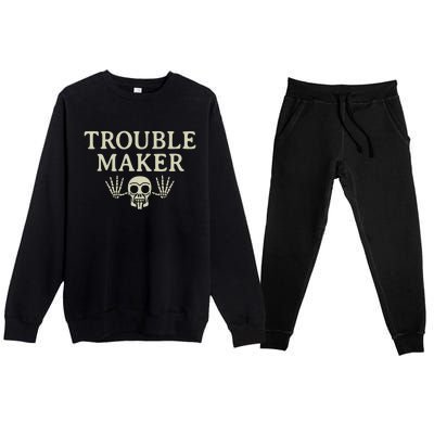 Troublemaker Premium Crewneck Sweatsuit Set