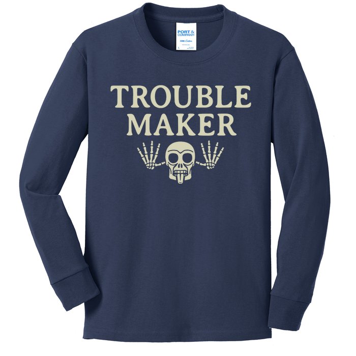 Troublemaker Kids Long Sleeve Shirt