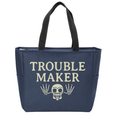 Troublemaker Zip Tote Bag