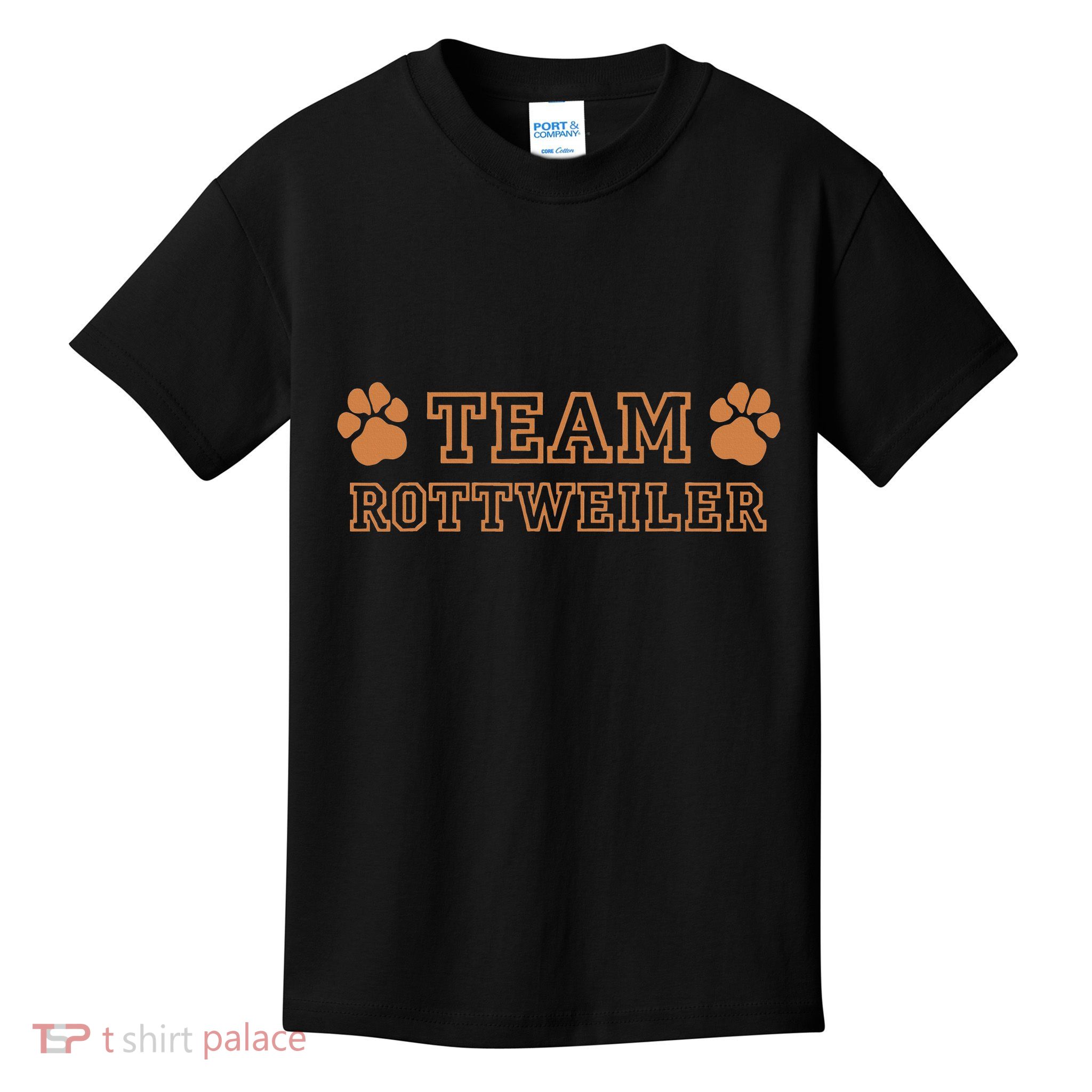 Tina Team Rottweiler Dog Breeds Kids T-Shirt