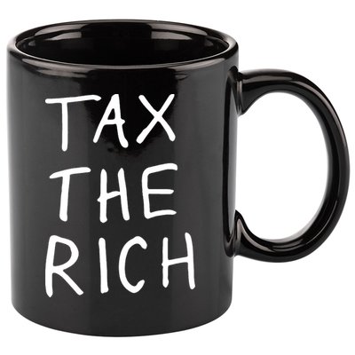 Tax The Rich 11oz C Handle Ceramic Mug