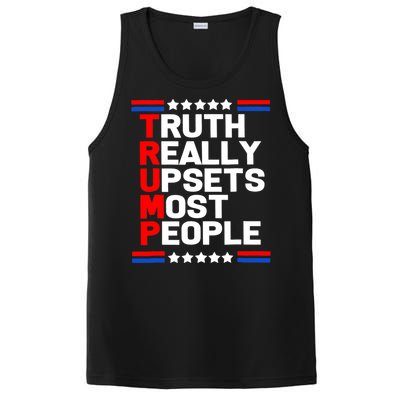 Trump Truth Really Upset Most People Trump 2024 America Flag PosiCharge Competitor Tank