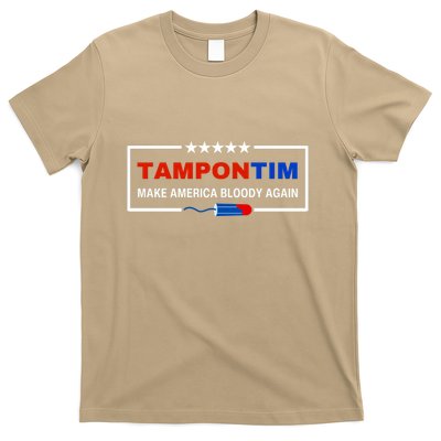 Tampon Tim Red Blue Make America Bloody Again T-Shirt
