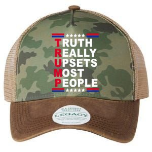 Trump Truth Really Upsets Most People Legacy Tie Dye Trucker Hat