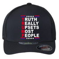 Trump Truth Really Upsets Most People Flexfit Unipanel Trucker Cap