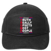 Trump Truth Really Upsets Most People 7-Panel Snapback Hat