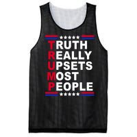 Trump Truth Really Upsets Most People Mesh Reversible Basketball Jersey Tank