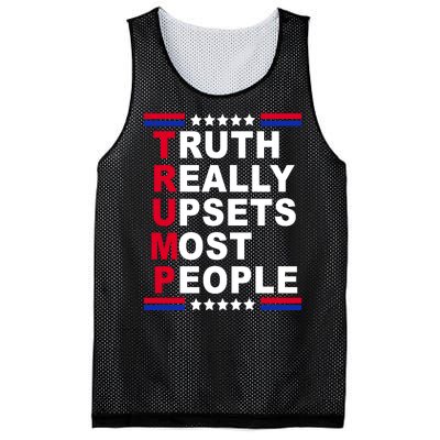 Trump Truth Really Upsets Most People Mesh Reversible Basketball Jersey Tank