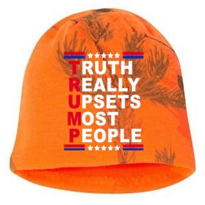 Trump Truth Really Upsets Most People Kati - Camo Knit Beanie