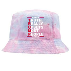 Trump Truth Really Upsets Most People Tie-Dyed Bucket Hat