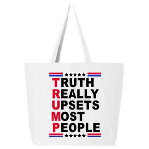 Trump Truth Really Upsets Most People 25L Jumbo Tote