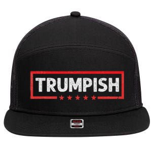 Trumpish 7 Panel Mesh Trucker Snapback Hat