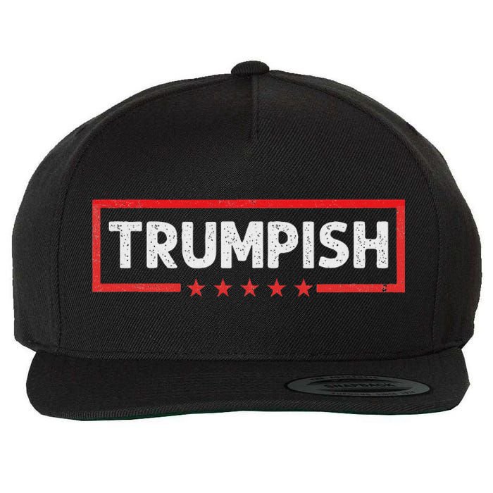 Trumpish Wool Snapback Cap