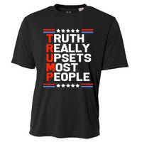 Trump Truth Really Upsets Most People Cooling Performance Crew T-Shirt