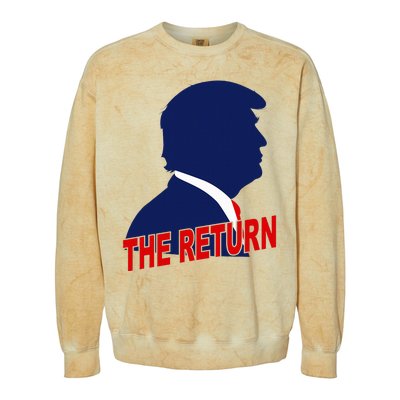 Trump The Return Colorblast Crewneck Sweatshirt