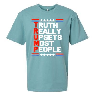 Trump Truth Really Upsets Most People Sueded Cloud Jersey T-Shirt