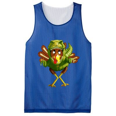 Thanksgiving T Rex Dinosaur Turkey Costume Gift Boys Meaningful Gift Mesh Reversible Basketball Jersey Tank