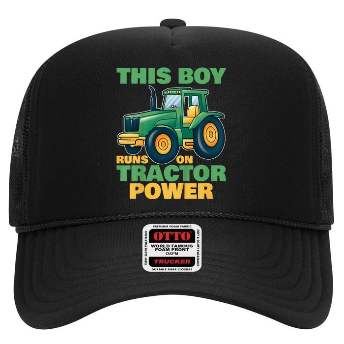 Tractors High Crown Mesh Back Trucker Hat