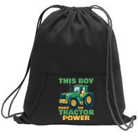 Tractors Sweatshirt Cinch Pack Bag