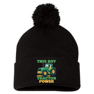 Tractors Pom Pom 12in Knit Beanie