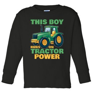 Tractors Toddler Long Sleeve Shirt