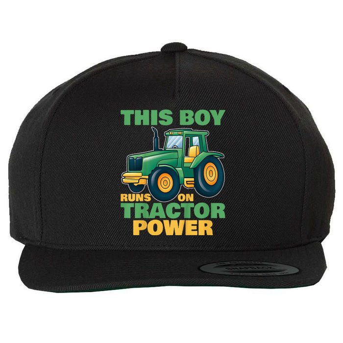 Tractors Wool Snapback Cap