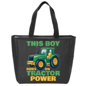 Tractors Zip Tote Bag