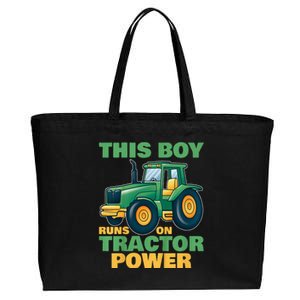 Tractors Cotton Canvas Jumbo Tote