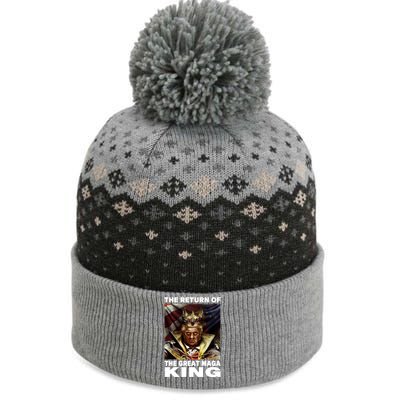 Ultra Maga Trump The Return Of The Great MAGA King The Baniff Cuffed Pom Beanie