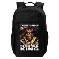 Ultra Maga Trump The Return Of The Great MAGA King Daily Commute Backpack