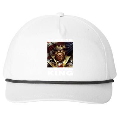 Ultra Maga Trump The Return Of The Great MAGA King Snapback Five-Panel Rope Hat