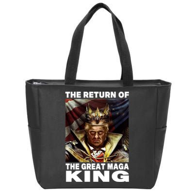 Ultra Maga Trump The Return Of The Great MAGA King Zip Tote Bag