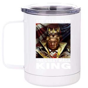 Ultra Maga Trump The Return Of The Great MAGA King 12 oz Stainless Steel Tumbler Cup