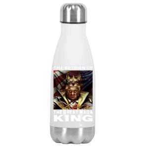 Ultra Maga Trump The Return Of The Great MAGA King Stainless Steel Insulated Water Bottle