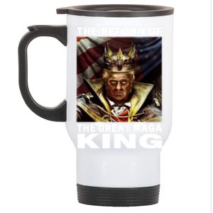 Ultra Maga Trump The Return Of The Great MAGA King Stainless Steel Travel Mug