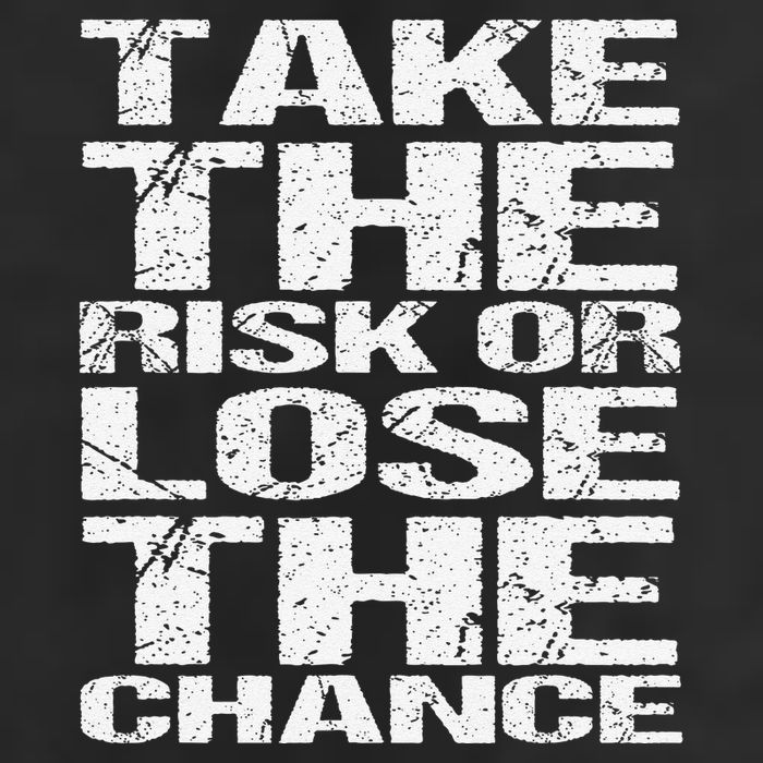 Take The Risk Or Lose The Chance Adult Drive Performance Visor