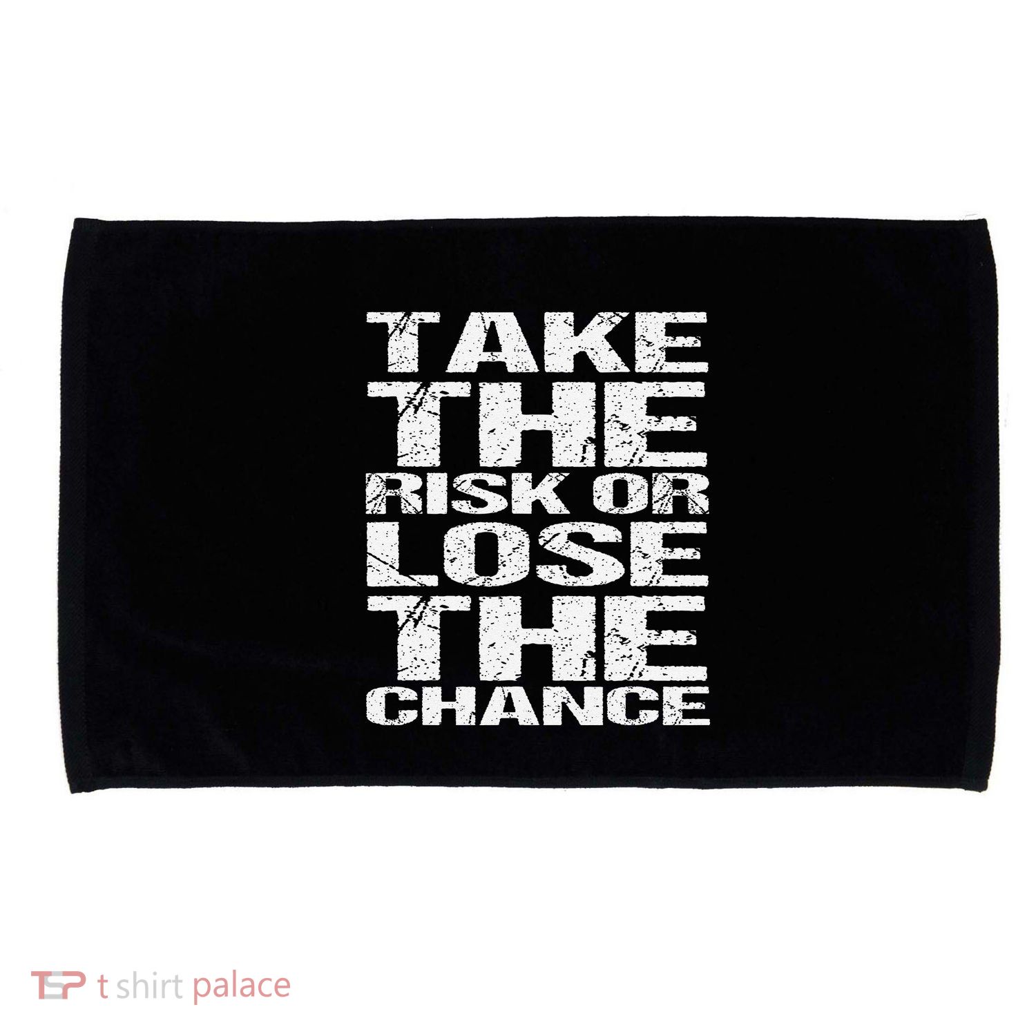 Take The Risk Or Lose The Chance Microfiber Hand Towel