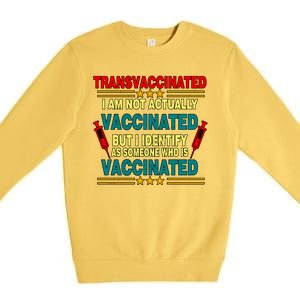 Transvaccinated Premium Crewneck Sweatshirt