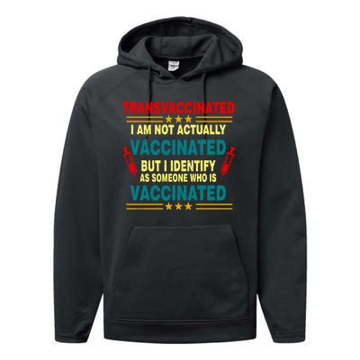 Transvaccinated Performance Fleece Hoodie